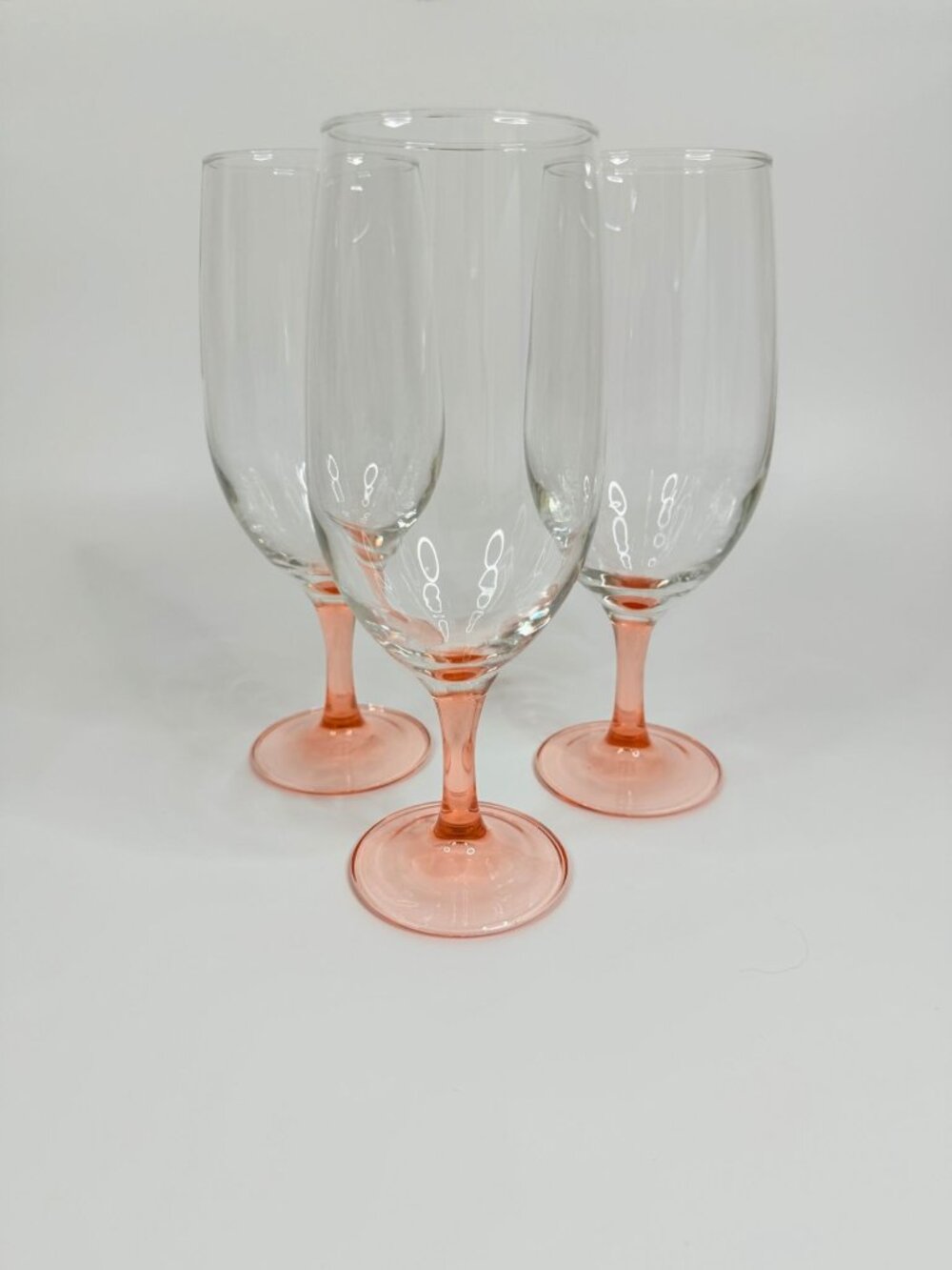 8.25" Cristal d'Arques Durand Rose Iced Tea / Water Goblet - One